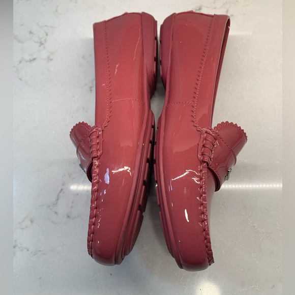 RARE Coach Odette Pink Patent Leather Loafers Shoes Size 9.5 - Picture 2 of 6
